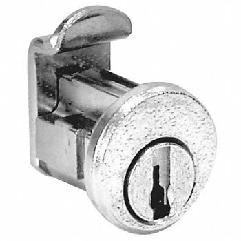 COMPX NATIONAL Cam Lock For Thickness 9/64 in Nickel, 4DEE2