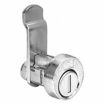 COMPX NATIONAL Cam Lock For Thickness 1/16 in Nickel, 4DEF4