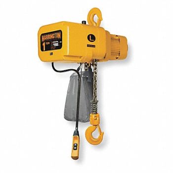 HARRINGTON Electric Chain Hoist 4000 lb 20 ft., 4DFN9
