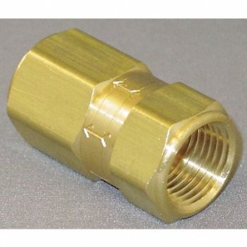 GRAINGER APPROVED Poppet Check Valve Brass 1/2 FNPT, 4DHR2