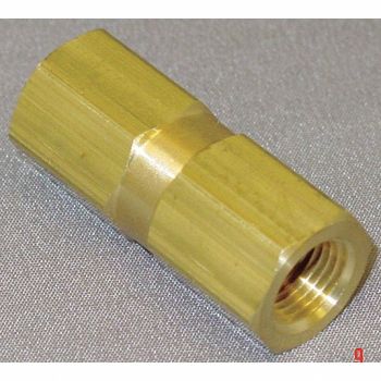 GRAINGER APPROVED Piston Check Valve Brass 1/8 FNPT, 4DHT1