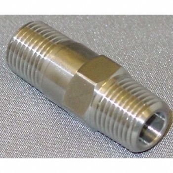 GRAINGER APPROVED Piston Check Valve SS 1/8 MNPT, 4DHT2