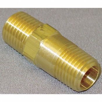 GRAINGER APPROVED Piston Check Valve Brass 1/4 MNPT, 4DHU2