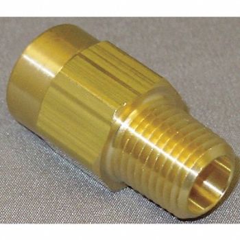 GRAINGER APPROVED Piston Check Valve Brass 1/4 MNPTxFNPT, 4DHU4