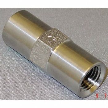 GRAINGER APPROVED Piston Check Valve SS 1/4 FNPT, 4DHV7