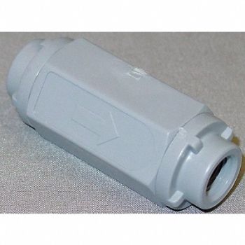 GRAINGER APPROVED Ball Cone Check Valve PVC 1/8 FNPT, 4DHZ3