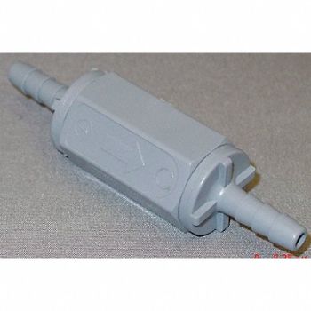 GRAINGER APPROVED Ball Cone Check Valve PVC 1/4 Barb, 4DJA4