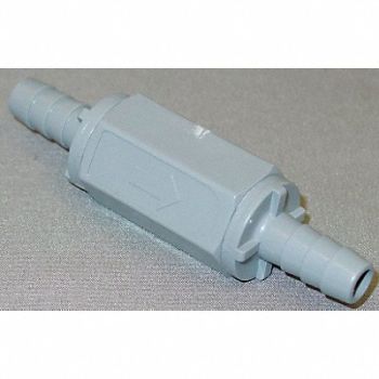 GRAINGER APPROVED Ball Cone Check Valve PVC 3/8 Barb, 4DJA6