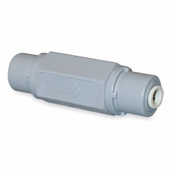 GRAINGER APPROVED Ball Cone Check Valve PVC 1/4 Push, 4DJA9