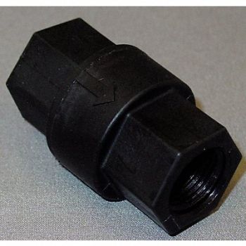 GRAINGER APPROVED Ball Check Valve Polypropylene 3/8 FNPT, 4DJC7