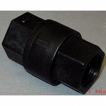GRAINGER APPROVED Ball Check Valve Polypropylene 3/4 FNPT, 4DJD2