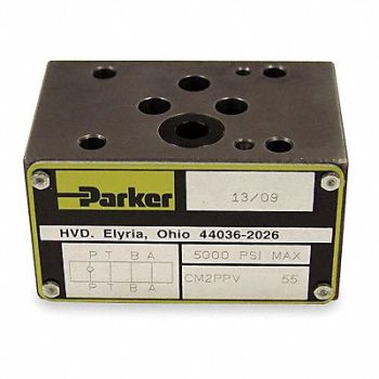 PARKER Check Valve Sandwich D03 20 GPM 5000 PSI, 4DJW9