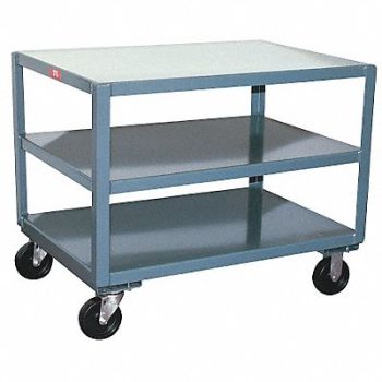 GRAINGER APPROVED Mobile Table 2400 lb 49 in L 31 in W, 4DKN2