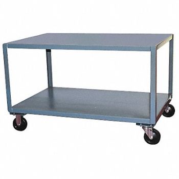 GRAINGER APPROVED Mobile Table 2400 lb 61 in L 31 in W, 4DKP8