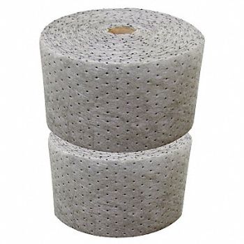 OIL-DRI Absorb Roll Universal Gray 150 ft.L PK2, 4DKU5
