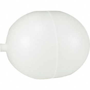 KERICK Float Ball Oblong Polyethylene 4 In, 4DMF7