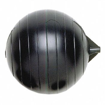 KERICK Float Ball Round Polyethylene 8 In, 4DMF9