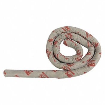 BRADY SPC ABSORBENTS Absorbent Sock Universal 12 ft L PK4, 4DND8