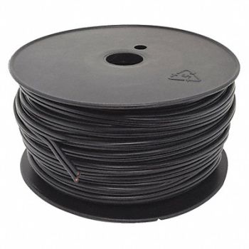 GRAINGER APPROVED Lamp Cord 2 Cond 16AWG SPT-2 Blk 250ft, 4DPD9
