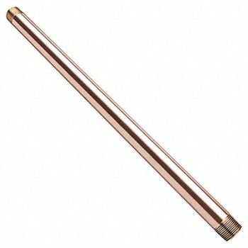 GRAINGER APPROVED Pipe Red Brass 1 x 24 In, 4DRU9