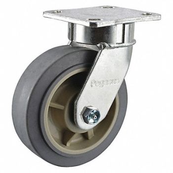 GRAINGER APPROVED Kingpinless Plate Caster Swivel 500 lb., 1VJC8