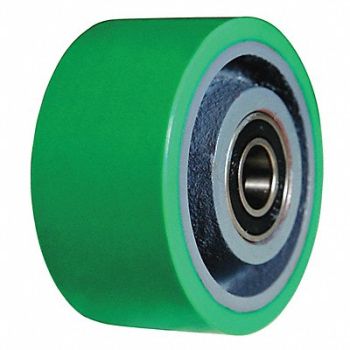 GRAINGER APPROVED PUR Tread on Iron Core Wheel 4, 4DU67
