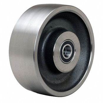 GRAINGER APPROVED Steel Tread Wheel 8 7000 lb., 4DU75