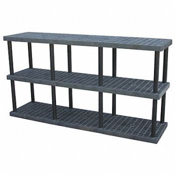 STRUCTURAL PLASTICS Plstc Shelf 24inx51inx96inShlfLdCp 675lb, 4DU95