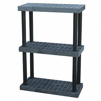 STRUCTURAL PLASTICS Plstc Shelf 16inx51inx36inShlfLdCp 160lb, 4DV13
