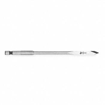 DEWALT Spade Bit Dia 3/8 Shank Hex 1/4, 4DV93