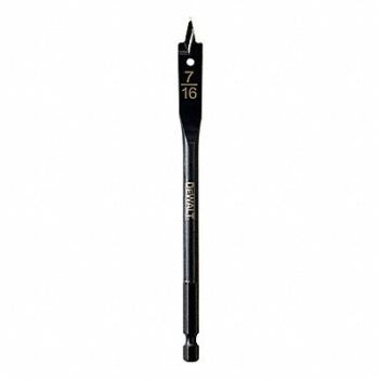 DEWALT Spade Bit Dia 7/16 Shank Hex 1/4, 4DV94