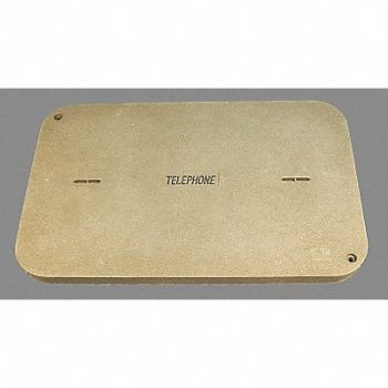 QUAZITE Underground Enclosure Cover Depth 3 In., 4FCY3