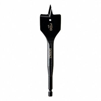 DEWALT Spade Bit Dia 1 3/8 Shank Hex 1/4, 4DY16
