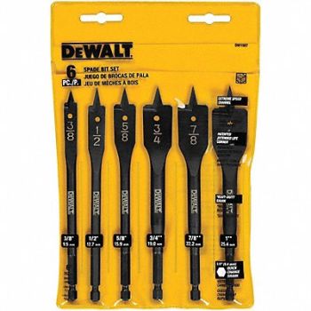 DEWALT Spade Bit Set Shank Hex 1/4, 4DY18