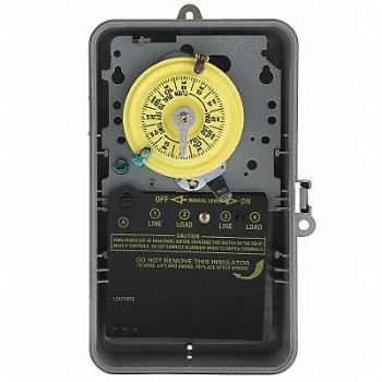 INTERMATIC Electromechanical Timer 24 Hour Dpst, 4E025