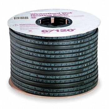 RAYCHEM Cut-To-L Elct Heating Cable 250ft L 120V, 4E515