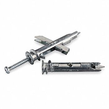RED HEAD Togl Bolt Anchr Znc Aloy #8 2-1/8 L PK50, 4E824