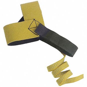 GRAINGER APPROVED Antistatic Heel Strap Yellow PK20, 4ECU8