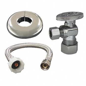 KISSLER Water Connector Kit 5/16 ID x 12 L, 4EEV9