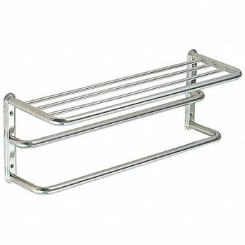 GRAINGER APPROVED Towel Shelf SS 24 in Overall W, 4EEX4