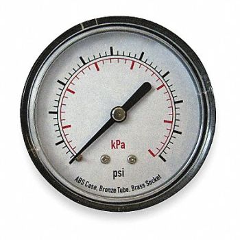 GRAINGER APPROVED Pressure Gauge Test 2-1/2 In, 4EFF1