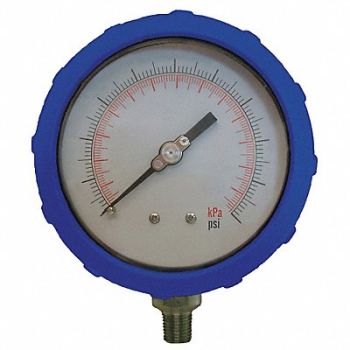 GRAINGER APPROVED D1382 Pressure Gauge Test 4 In, 4EFG5