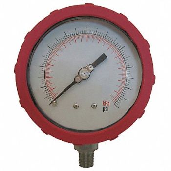 GRAINGER APPROVED D1382 Pressure Gauge Test 4 In, 4EFJ5