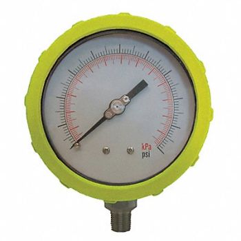 GRAINGER APPROVED D1382 Pressure Gauge Test 4 In, 4EFK4