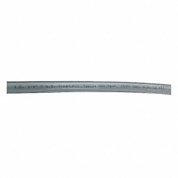 GRAINGER APPROVED Tubing 1/4 I.D. 100 ft Clear Flexible, 4EGU7