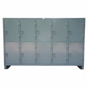 STRONG HOLD Lckr 2x5Lckr Drk Gry 78 x122 x24 Assm, 4EKH8