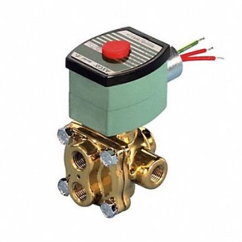 REDHAT Solenoid Valve with ManualOperator Brass, 4ELD5