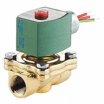 REDHAT Solenoid Valve Brass NC Air Inert Gas, 4ELF3