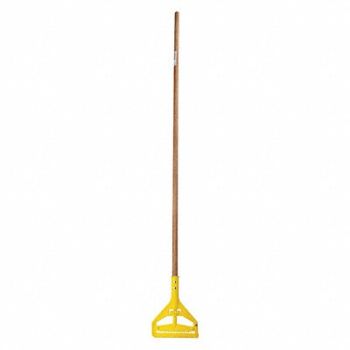 TOUGH GUY Wet Mop Handle 61 in L Natural, 4EMF9