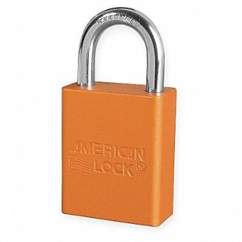 AMERICAN LOCK D1916 Lockout Padlock KD Orange 1-7/8 H, 4ENA8